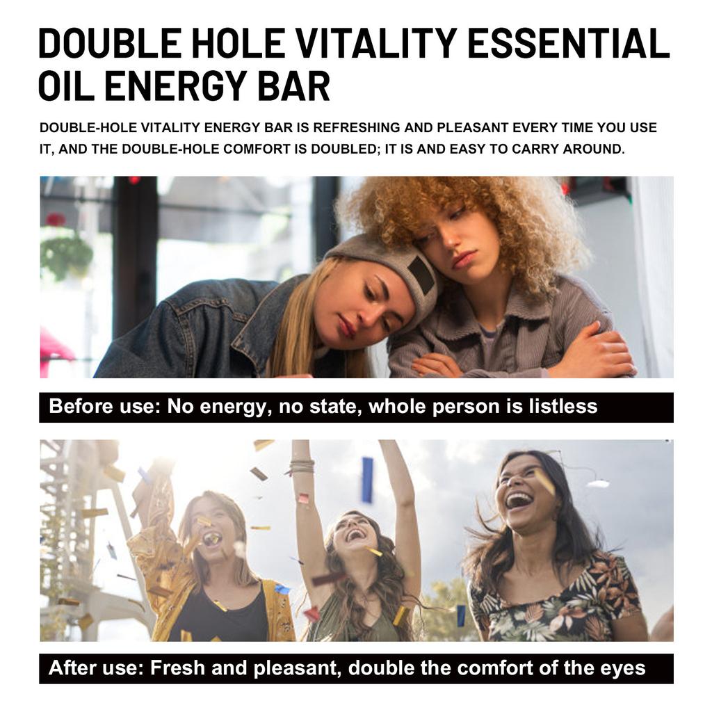 Vitality Mint Energy Bar 2g Освежающий и освежающий освежающий батончик для снятия усталости и сонливости от вождения Vitality Назальный аспиратор с двойным отверстием