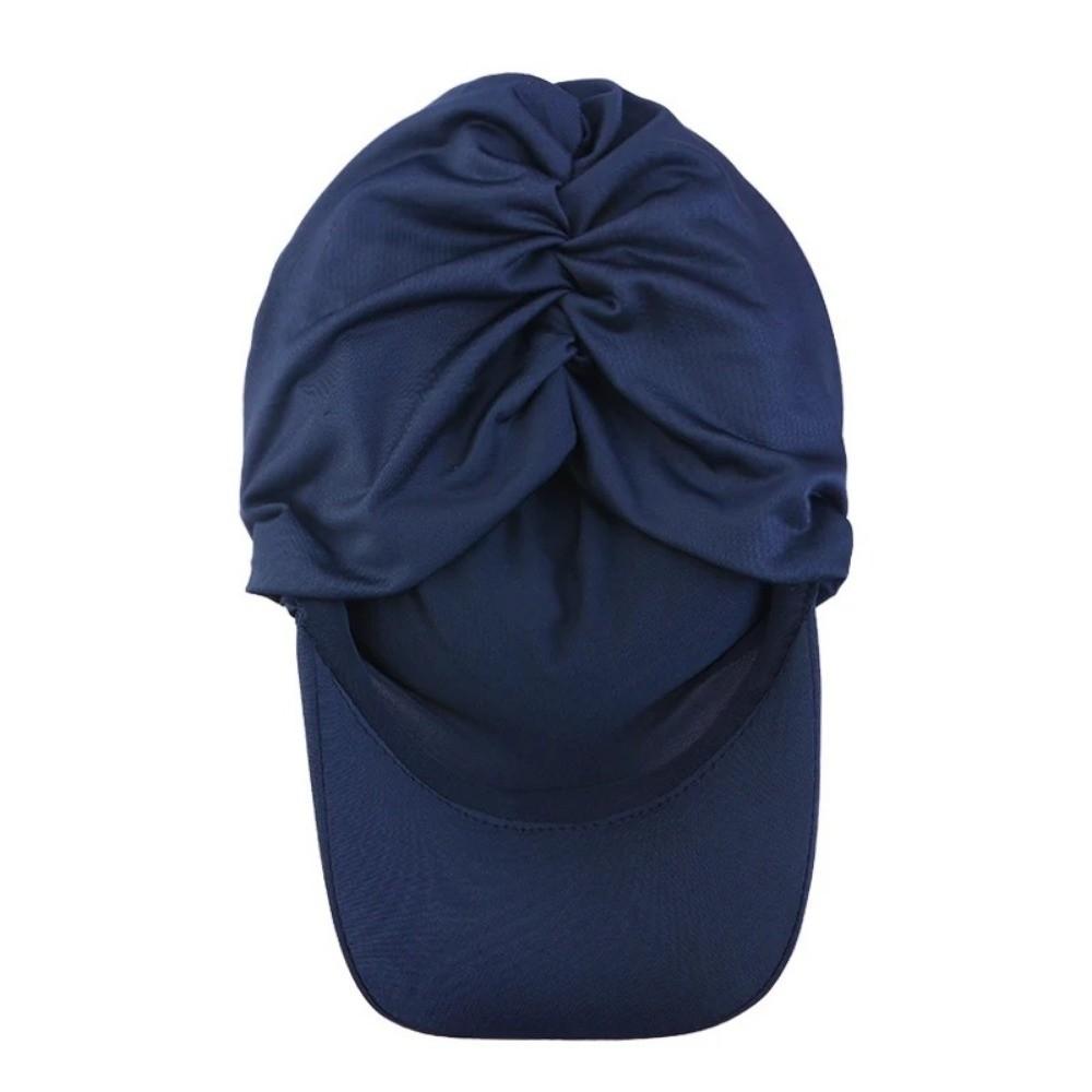 Summer Baseball Cap Headscarf Outdoor Sun Visor Hat Woman Islamic Hat Wrap Casquette Gorras