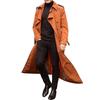 Men's British Street Style Long Trench Coat - Autumn/Spring Hot Seller