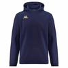 Omini Hoodie Adjustable Hood Kangaroo Pocket Navy Blue