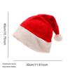 Adult All-Glow Christmas Hat with Lights - Plush Trim Holiday Party Decoration
