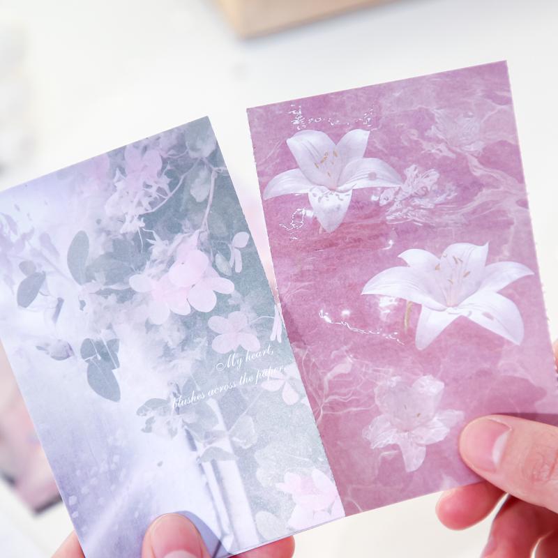 30sheets Instant Collection Series Kawaii Ins Landscape Message Notes DIY Scrapbooking Materials Aesthetic Craft Paper