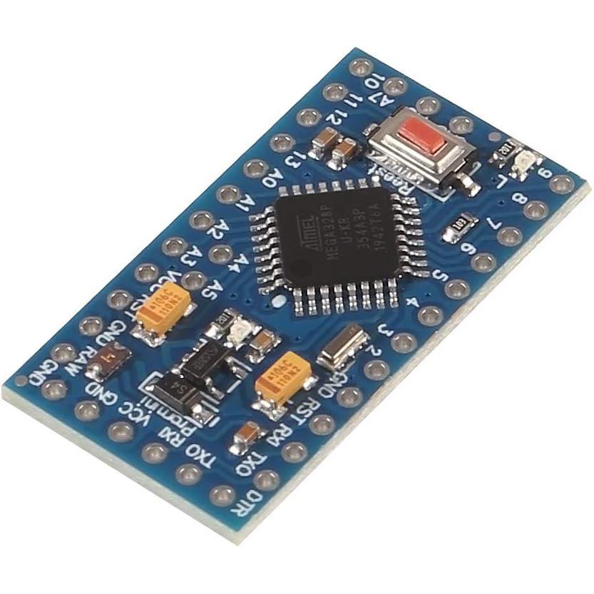 PRO Mini Atmega328P-AU 5V/16MHz Плата разработки Микроконтроллер с загрузчиком и штырьковыми разъемами для Arduino