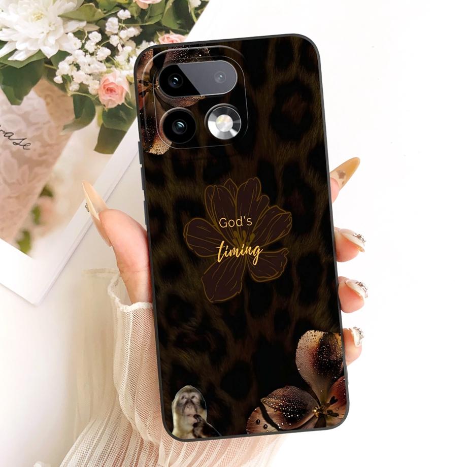 Мягкий силиконовый чехол из ТПУ для Realme 16 Pro Pro+ Чехол для телефона Винтажный Звездный Вишневый Бант Печать Ромашка Бампер Для Realme16 Ударопрочный