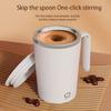 400ml/13.5oz Rechargeable Electric Stirring Cup 304 Stainless Steel Magnetic Cup For Hot Chocolate Milk Latte And Protein Powder