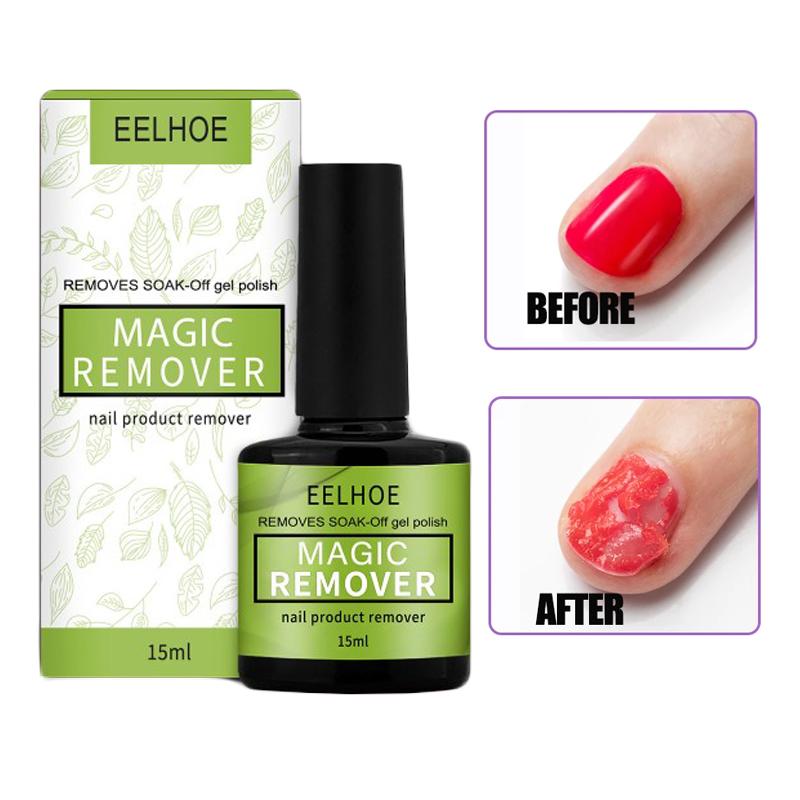 15 мл Magic Fast Remover Средство для снятия гель-лака для ногтей УФ-гель для снятия гель-лака Базовое средство для верхнего слоя Чистое средство для удаления