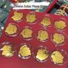 Golden Year of the Horse Wealth-Attracting Zodiac 999 Fine Gold Phone Sticker