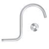 Shower Arm S Shape Gooseneck Stainless Steel Shower Head Extension Arm Bathroom NPT Shower Head Arm