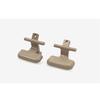 New 2PCS Beige Upper & Lower Center Console Armrest Latch Clips For Sonata 2009-2010