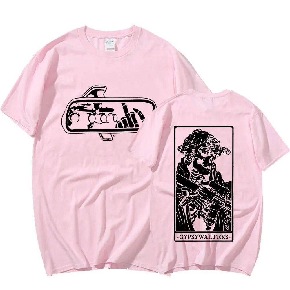 Футболка Forward Observations Group GYPSYWALTERS, винтажные футболки унисекс с рисунком скелета, короткие рукава, большие футболки, хлопковые Harajuku