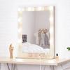 IRALAN Modern Makeup Mirror LED Light Bulbs Vanity Lights USB Charging Bathroom Dressing Table Lighting Dimmable Mirror Light