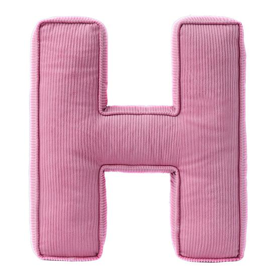 Розовая вельветовая подушка-буква от A до Z, английский алфавит, декоративная подушка для дивана, спальни, гостиной