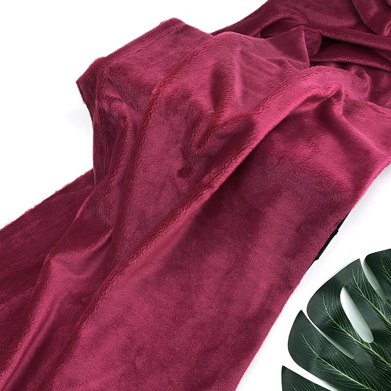 45x50 см удобная и мягкая ткань с ворсом 3 мм из полиэстера с кристаллами, супермягкая плюшевая ткань для шитья кукол