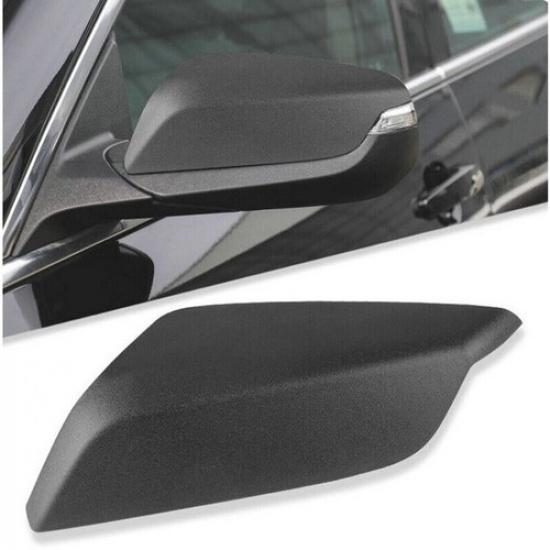 1x Driver LH Side For 2016-2020 Chevrolet Malibu Mirror Cap Cover Black Textured