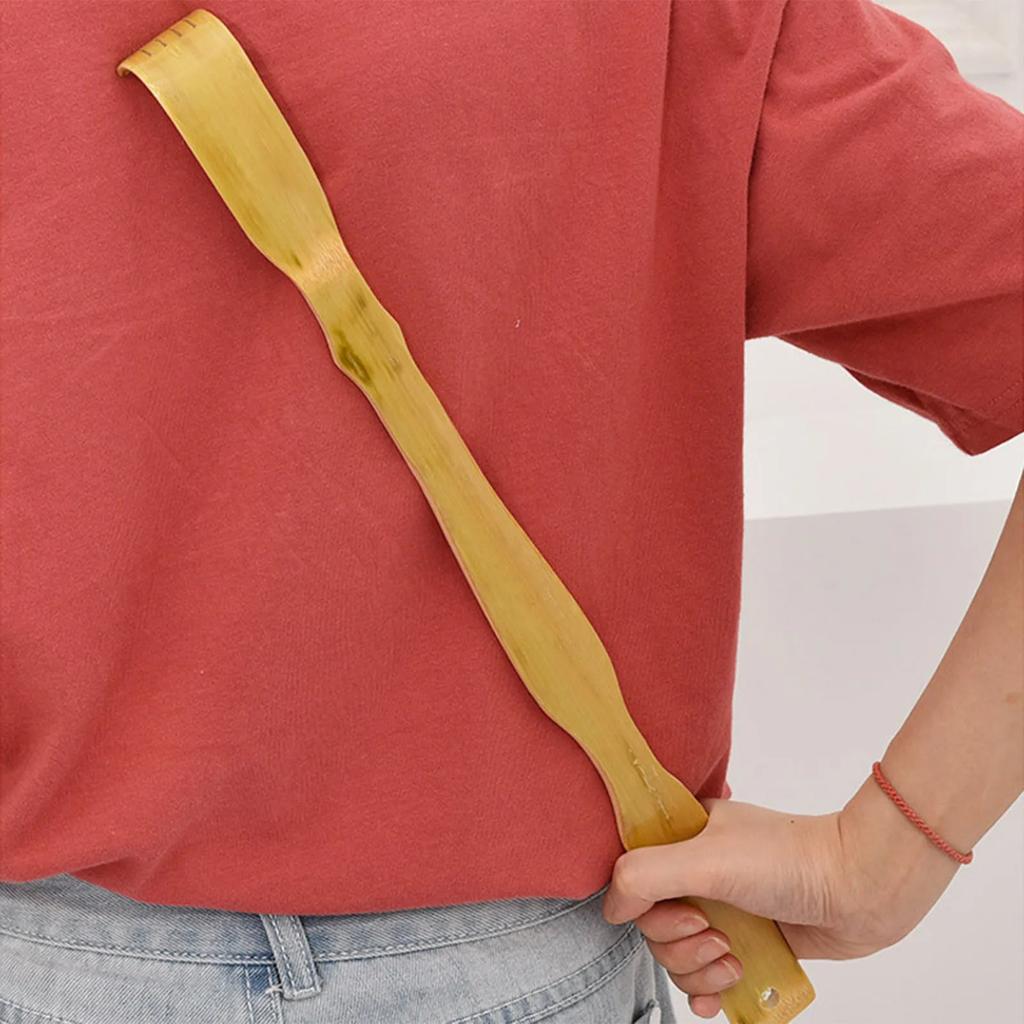 Бамбуковая чесалка для спины, палка-помощник для чесания, массажный ролик для чесания, длинная деревянная палка для тела, большая палка для мужчин и женщин, массажер-чесалка для спины