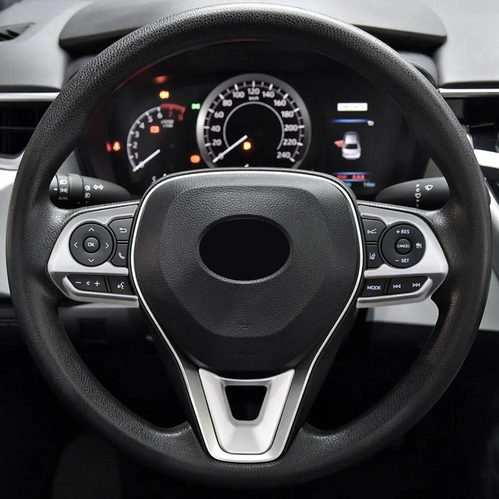 Наклейка на панель рулевого колеса автомобиля для Toyota RAV4 Corolla E210 Avalon 2019 2020 2021 2022