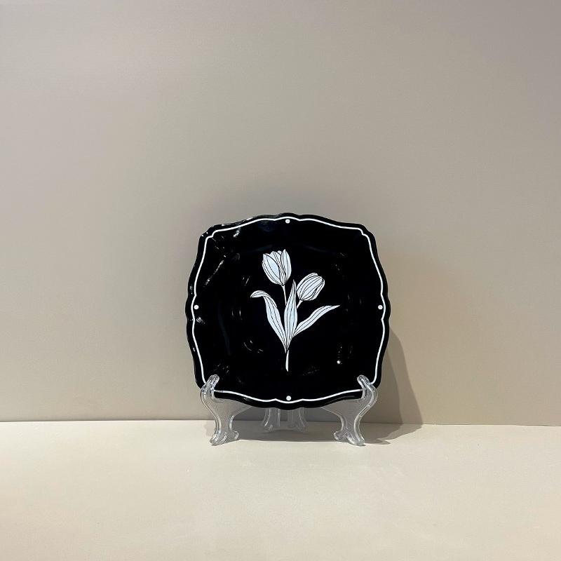 Винтажный керамический набор столовой посуды «Тюльпан» 2025 Новые ретро миски тарелки блюда столовая посуда