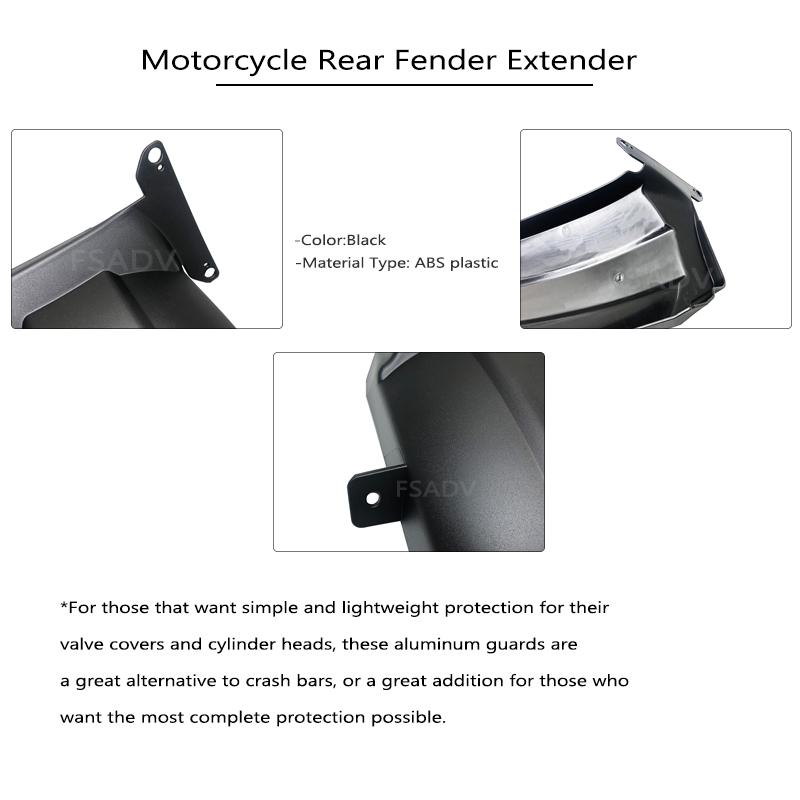 Motorcycle Extender Hugger Mudguard Rear Fender For Honda NC700X NC700S NC750X NC750S NC 750X NC 750S 2012-2021 2019 2020