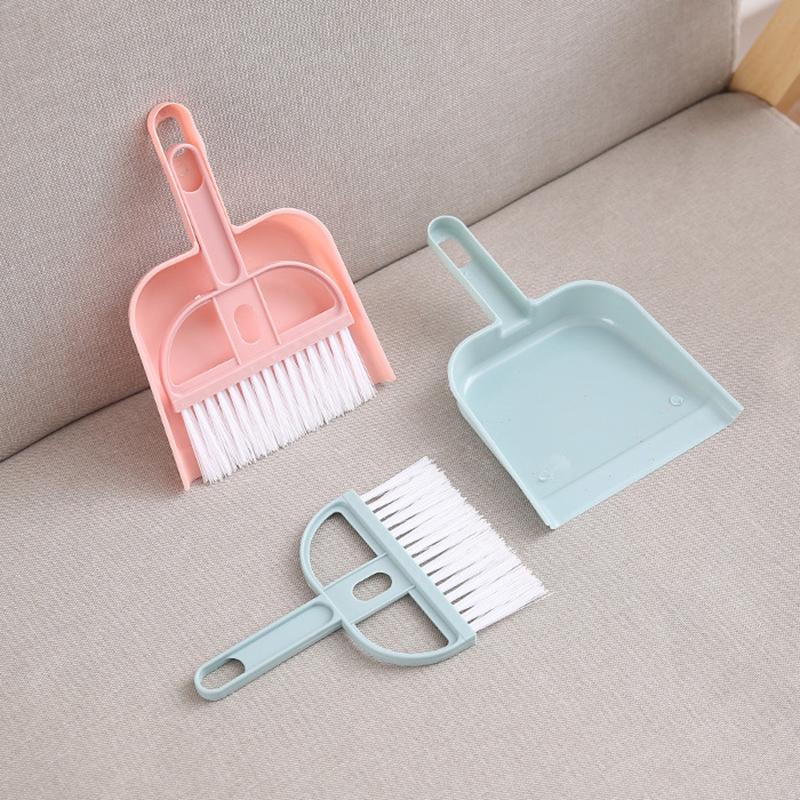 Многоцелевой мини-веник, набор совков с мусорным совком для уборки рабочего стола, мини-веник, набор совков, метла, щетка для клавиатуры