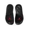 Air Jordan Hydro 5 Retro Slide GS Black Metallic Kids Sneakers Silver Fire-Red 555511-061