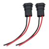 2Pcs Socket Wires Male Adapter Headlight Copper Wiring Harness 12V for H11 H8 880 890 Bulb