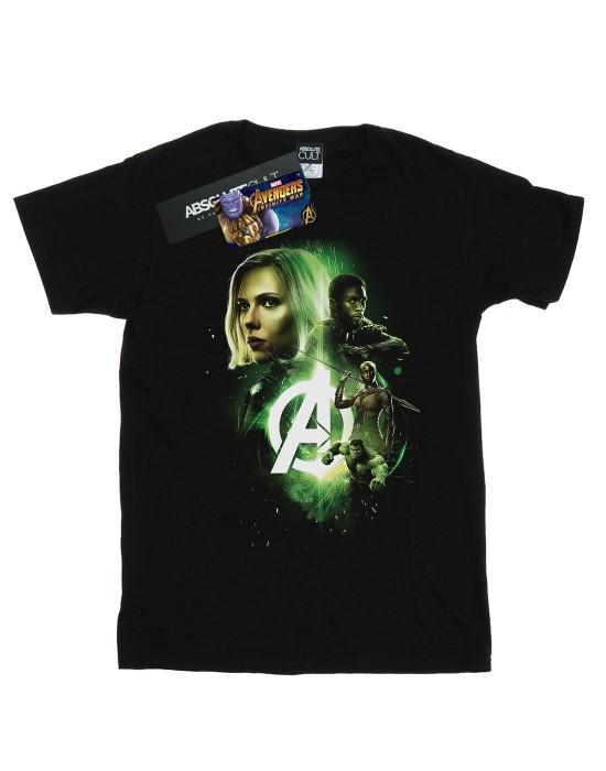 Marvel Mens Avengers Infinity War Widow Panther Team Up T-Shirt