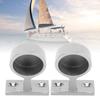 2PCS Stanchion Hand Rail Fitting 316 Stainless Steel Mirror Polishing Rustproof for Boat Yacht Marine