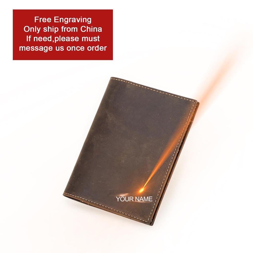 CONTACT'S RFID Passport Wallet Genuine Leather Men Passport Cover Men Women International Travel Accessories Credit Card Holder