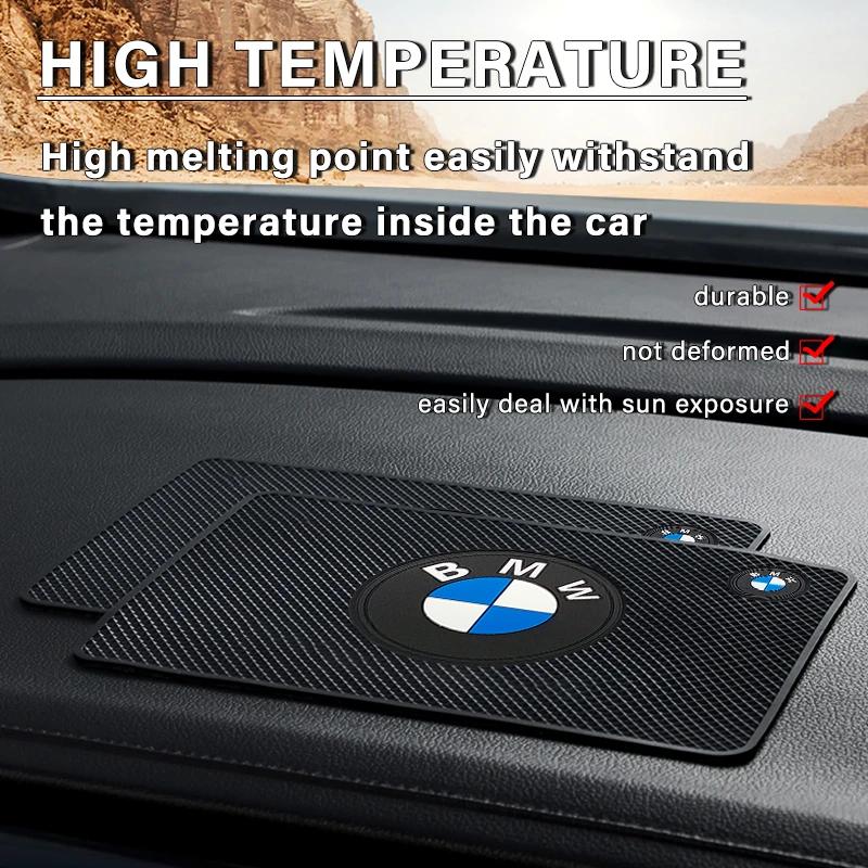 1 шт. Автомобильная эмблема Противоскользящий коврик Держатель для телефона Противоскользящий коврик Автостайлинг Для BMW M Performance M3 M5 M6 F01 F20 F10 F13 F15 F16 F30