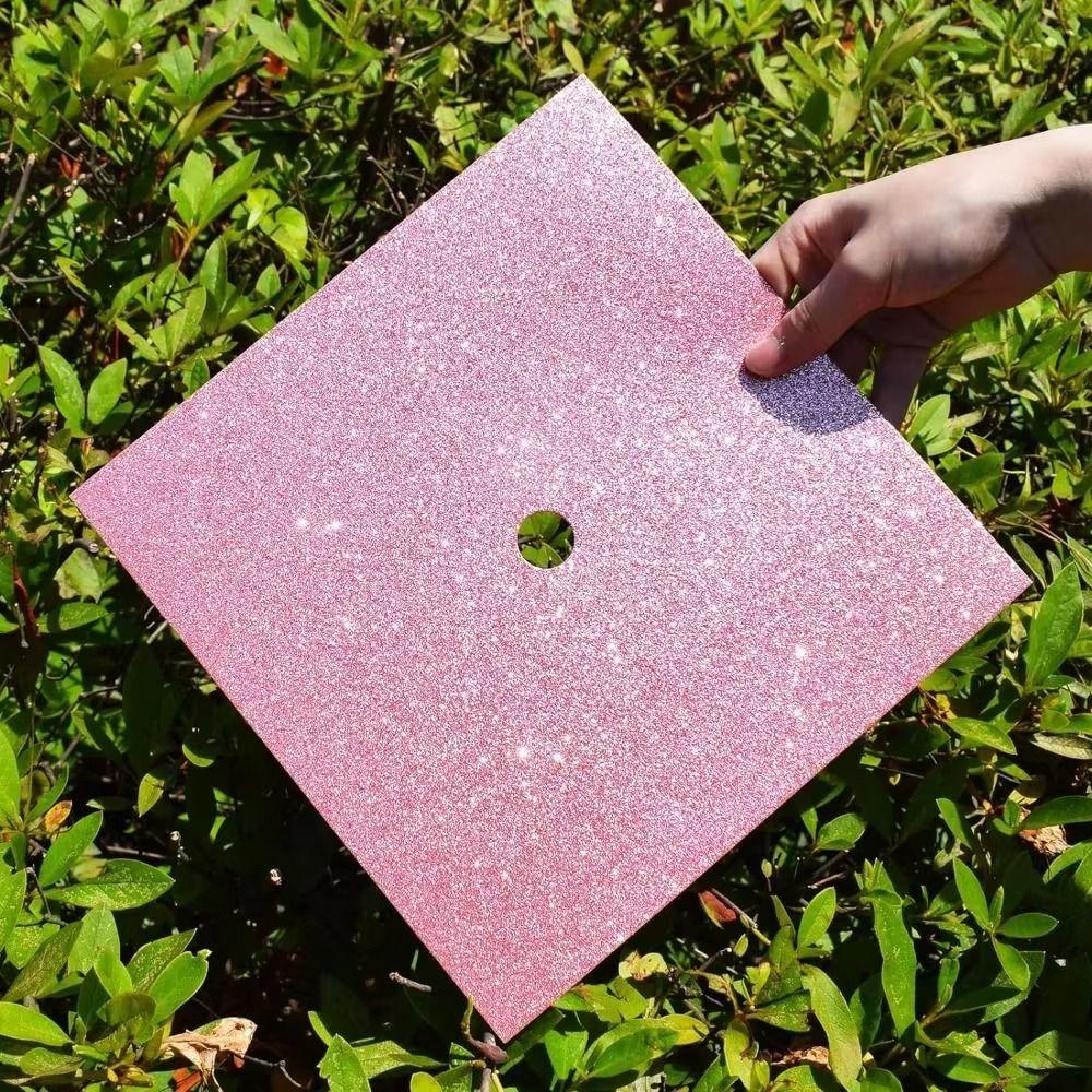 10 Sheets Shiny Glitter Craft Cardboard Creative Glitter Foam Paper  University