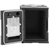 Thermos thermal insulating container with electric heater for GN 1/1 containers