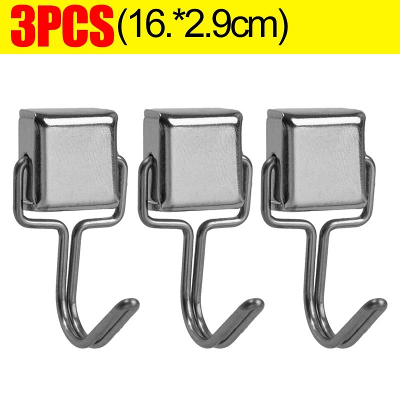 1/30 шт. Квадратные магнитные крючки, многоцелевые крючки для хранения, несущие настенные вешалки для домашней кухни, организация хранения