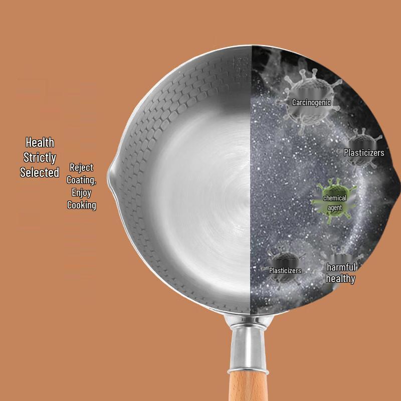 Japanese Style Hammered Yukihira Milk Pot with Steamer