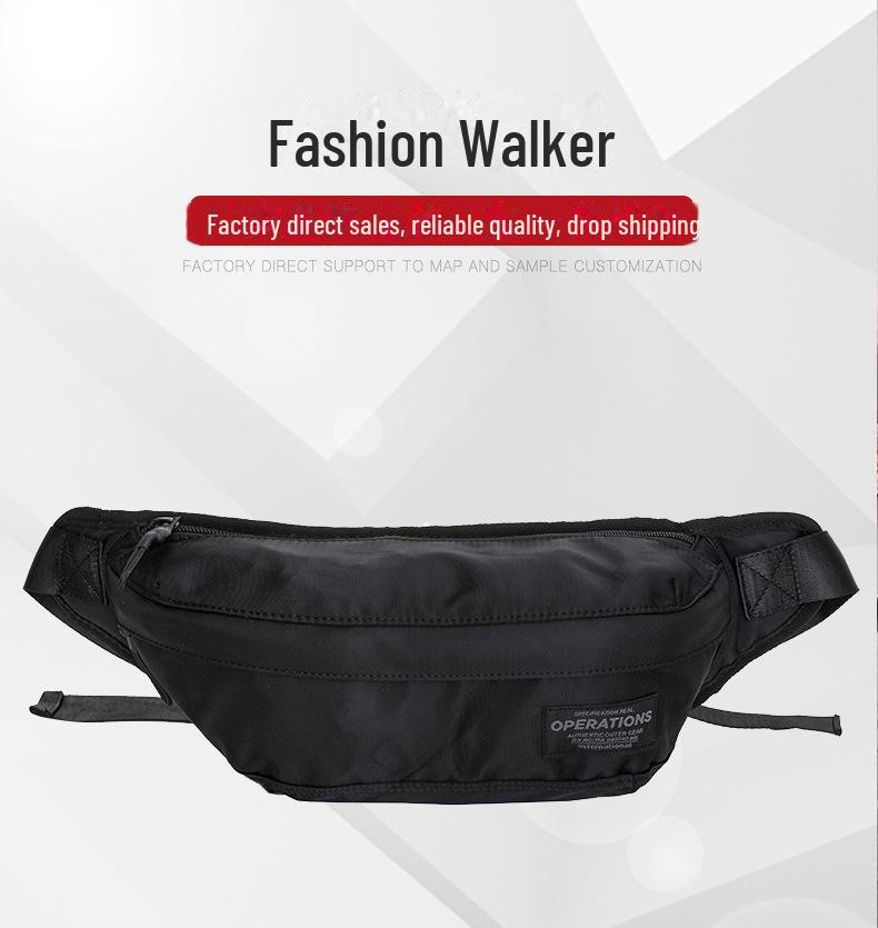 Мужская японская модная поясная и нагрудная сумка - модная маленькая сумка-мессенджер в корейском стиле и повседневная сумка через плечо