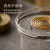 Glass Aromatherapy Stove with Metal Filter Screen  Anti Dust and Anti Scald  Transparent  Visible and Atmospheric Incense Burner