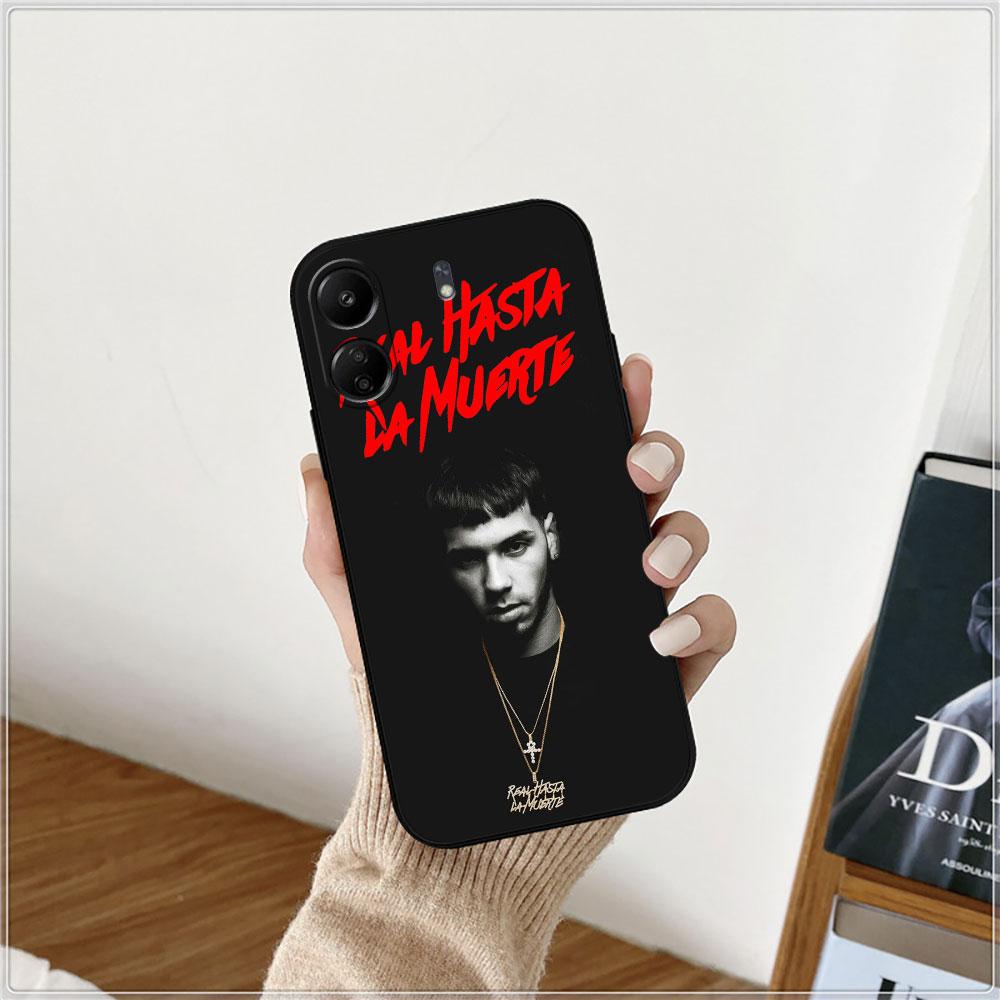 Чехол Anuel AA Real Hasta La Muerte для Redmi 13C 12C 12 10 10C 9 9C 9A 9T 8 8A 7 7A K60 K50 K40 K30 Gaming Pro Plus Ultra