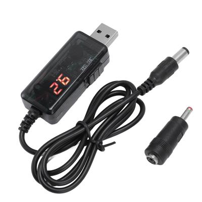 Кабель для роутера Power Bank 9 В 12 В HD цифровой дисплей USB Power Bank кабель для повышения напряжения роутера для оптического модема