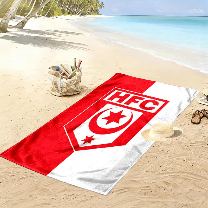 Hallescher FC Print Beach Towel, Large Soft Quick Dry Towel for Beach Camping Swimming