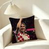 Lluka Modric Football Player Pillow Case Square Doublesided Sofa Cushion Cover Bedroom Bedside Pillow
