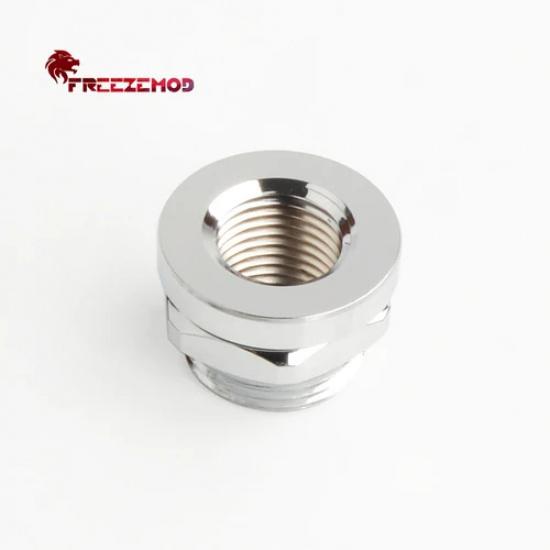 FREEZEMOD Water Cooling Fittings Through-Board Top Fill Port with Hex Nut Water-cooled Joint OD G3/4 ID G1/4 Thread HCBJT-V2