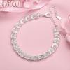 925 Sterling Silver Fashion Bracelet Wedding Jewelry