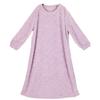 "Comfortable Cotton Velvet Nightgown for Women – Long Sleeve Autumn and Winter Wear"