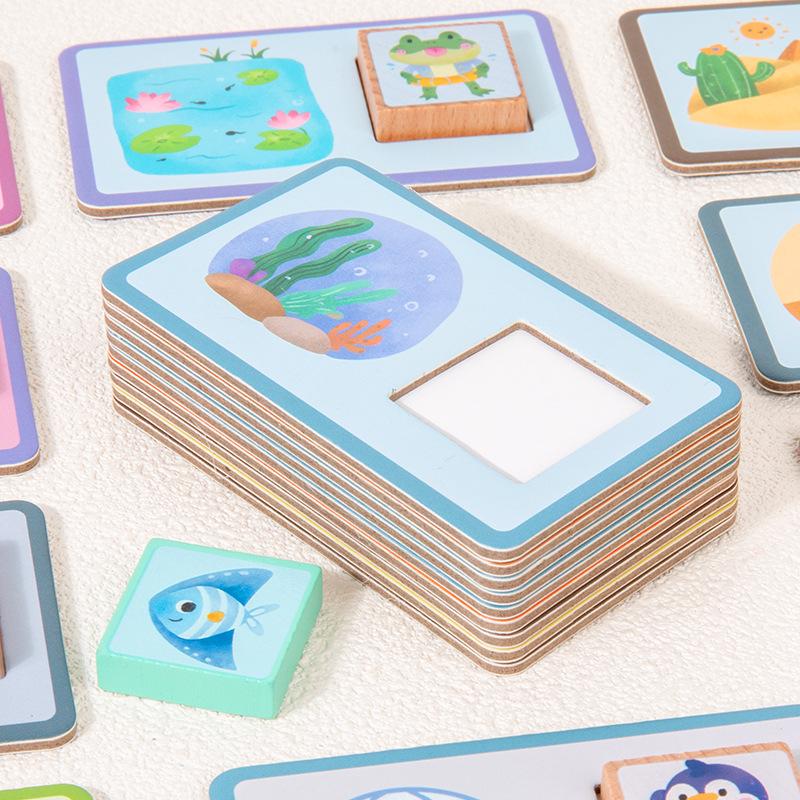 Нетоксичная игра-сопоставление для раннего развития детей, пять стилей, сопоставление сцен из жизни, сопоставление пожарной машины, развивающая игрушка для детей