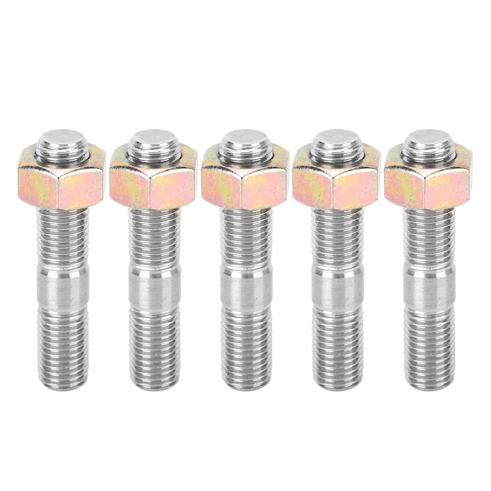 KIMISS M10x1.25 50mm Turbocharger Stud Kit From Turbocharger Manifold Stud Nut Bolt Kit Fits DSM 1G, EVO1-10