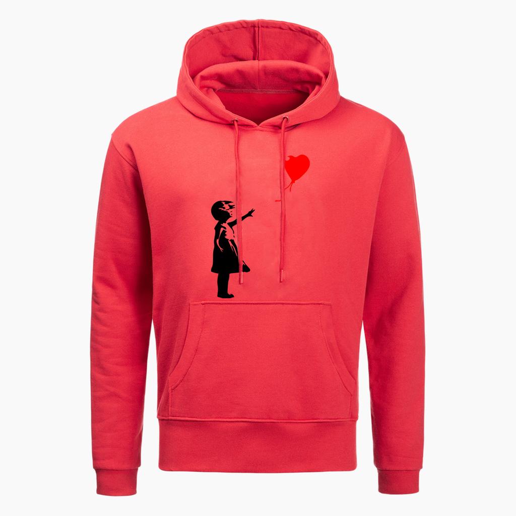 Модные толстовки с капюшоном Balloon Girl Banksy Толстовка осенняя персонализированная куртка хип-хоп мужская уличная толстовка