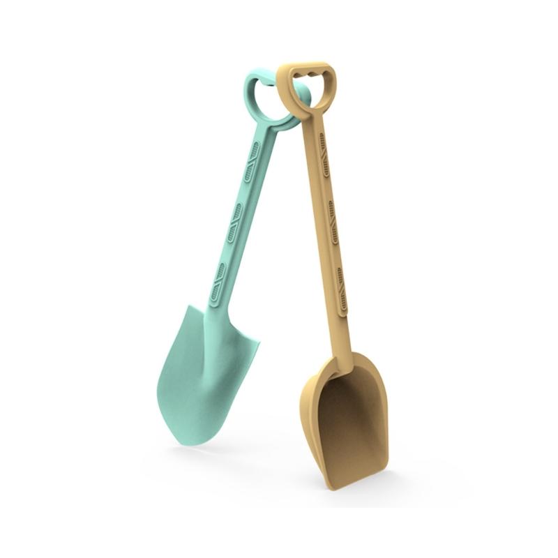 2 шт. Детская лопатка для копания песка, устойчивая строительная игрушка для строительства песочных замков, безопасная игрушка для игры с песком на пляже, летние товары