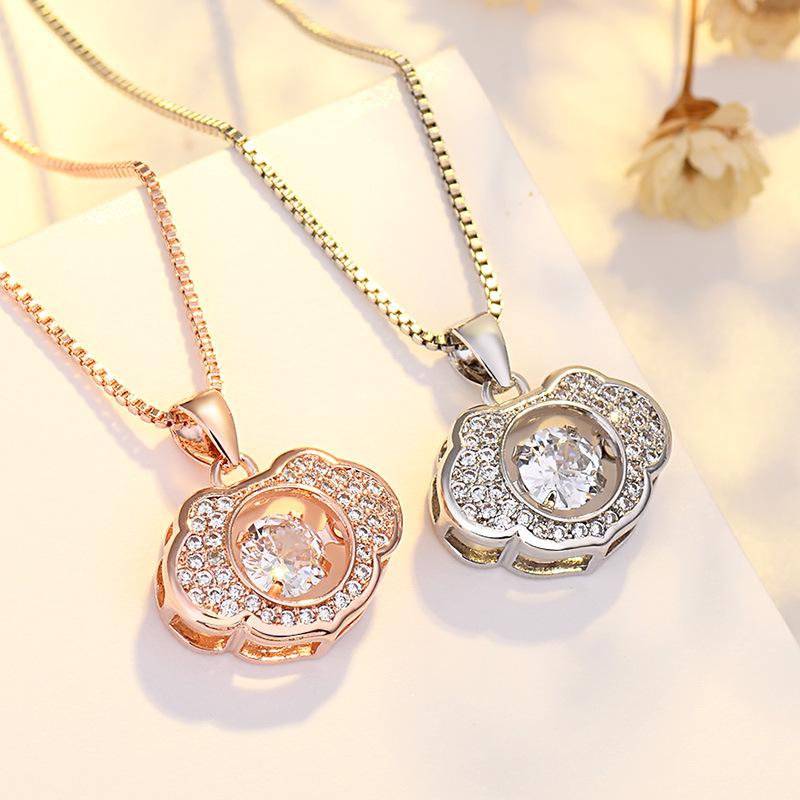 Женское ожерелье Lindon, кулон из медного сплава, циркон, модный подарок