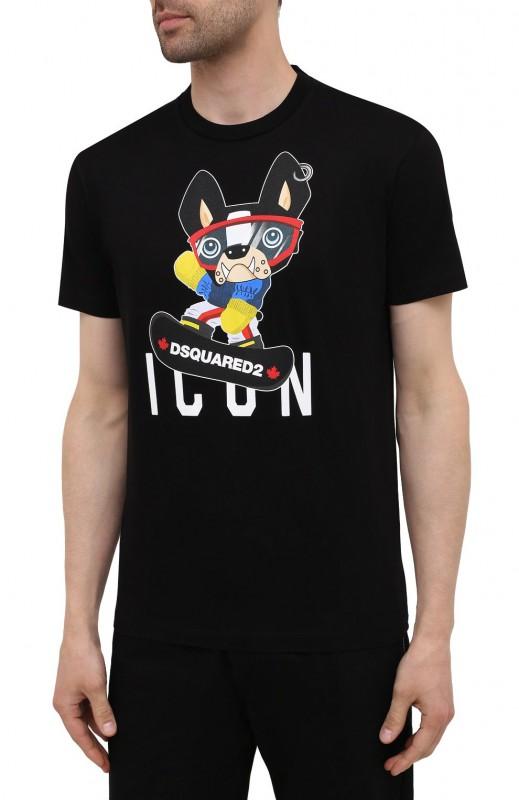 DSQUARED2 unique men's t-shirt nero - Size: XXL
