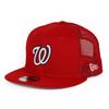 MLB 9FIFTY Washington Nationals Снэпбэк Сетчатая Кепка Свободного Размера, Красная,