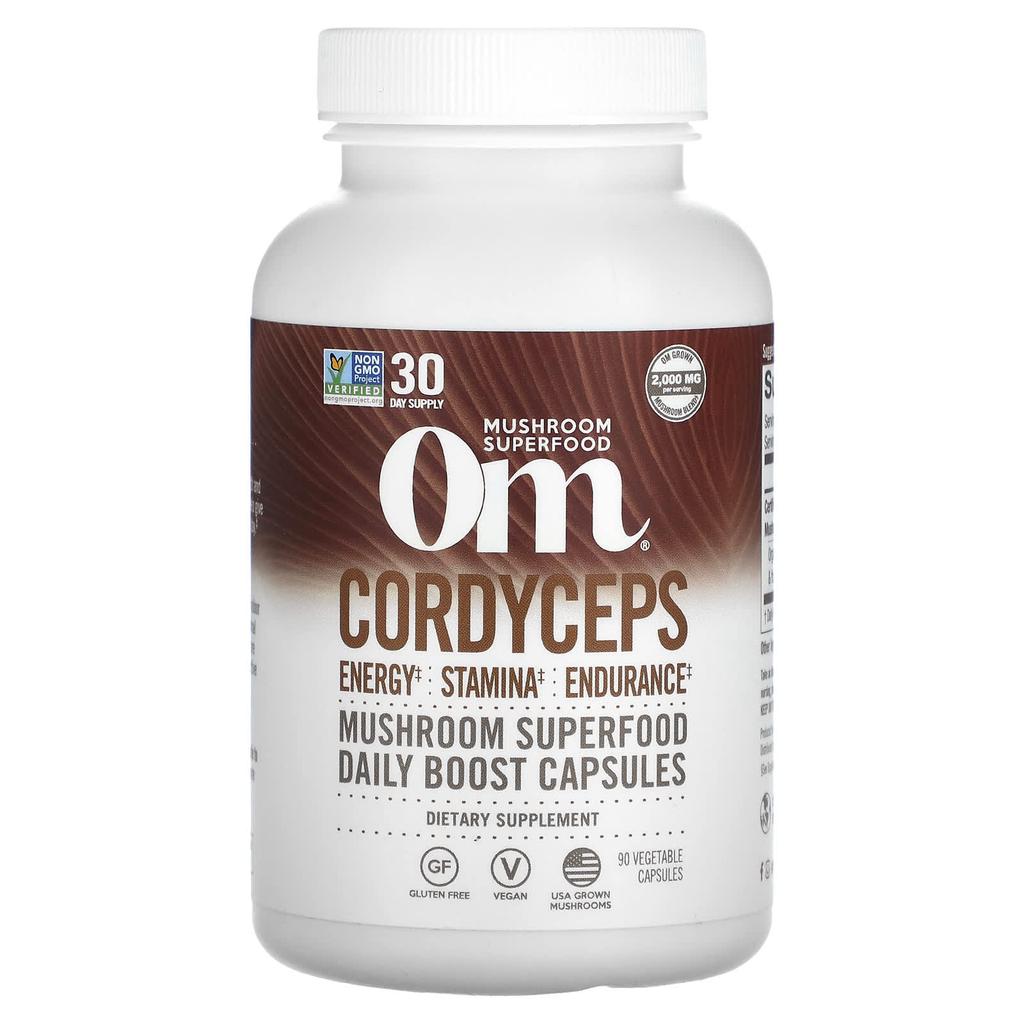 Om Mushrooms Cordyceps Sinensis, 667 Mg, 90 Veggie Capsules